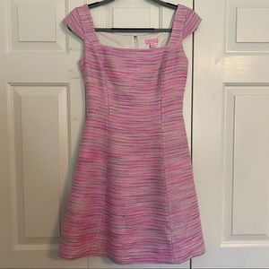 Lilly Pulitzer cap sleeve tweed dress - LIKE NEW